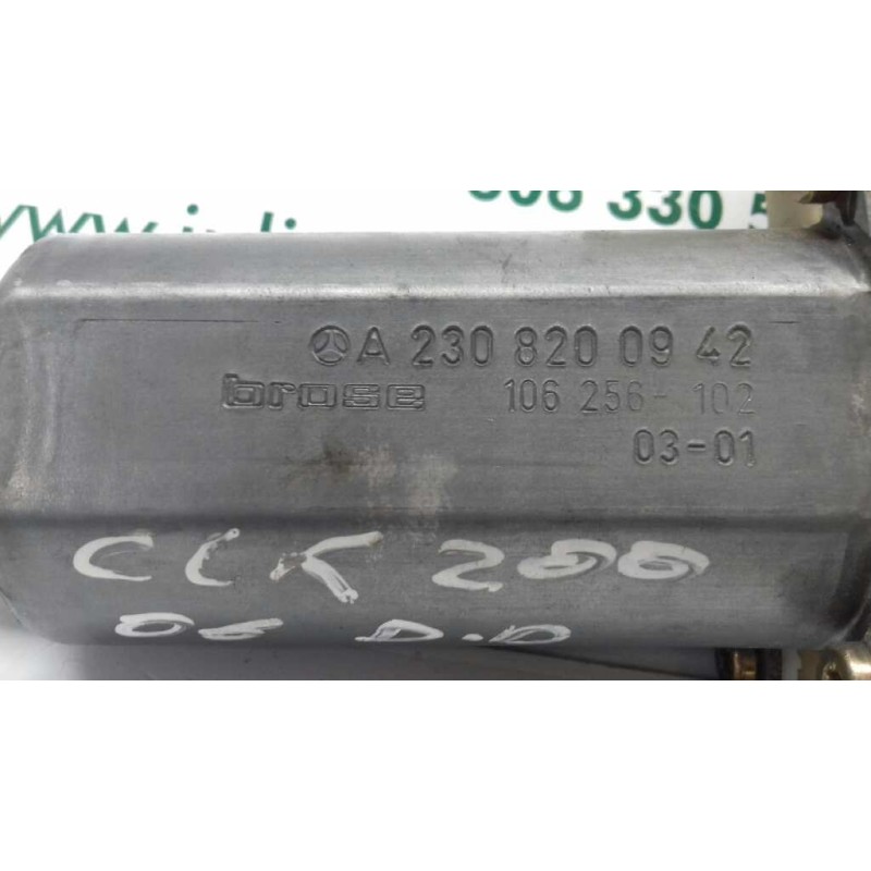 Recambio de motor elevalunas delantero derecho para mercedes-benz clase clk (w209) coupe referencia OEM IAM A2308200942 01308219