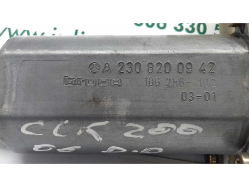 Recambio de motor elevalunas delantero derecho para mercedes-benz clase clk (w209) coupe referencia OEM IAM A2308200942 01308219