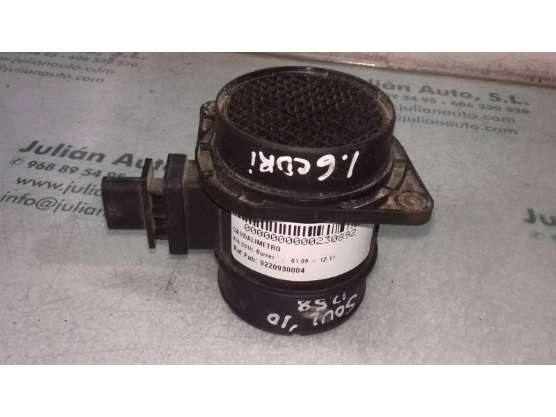 Recambio de caudalimetro para kia soul burner referencia OEM IAM 9220930004 281642A401 5 PINES