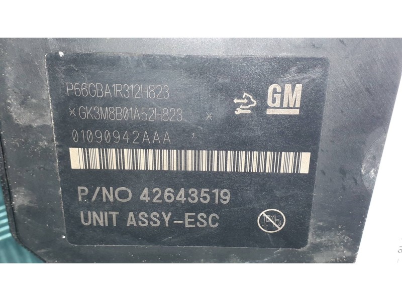 Recambio de abs para opel mokka x design line start/stop referencia OEM IAM 42643519 688250455 GSUVESC