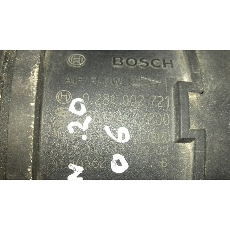 Recambio de caudalimetro para hyundai tucson (jm) 2.0 crdi comfort referencia OEM IAM 0281002721 2816427800 5 PINES