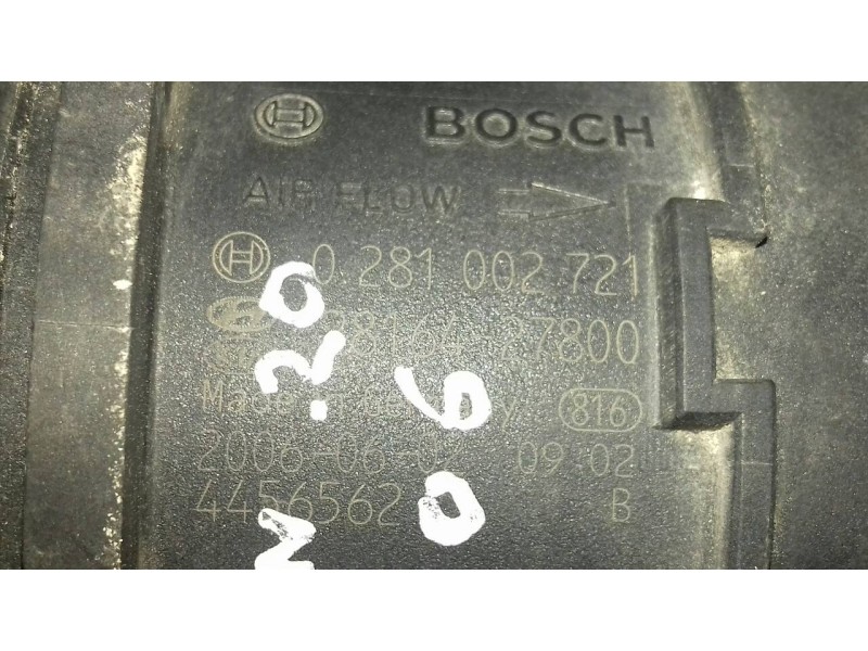 Recambio de caudalimetro para hyundai tucson (jm) 2.0 crdi comfort referencia OEM IAM 0281002721 2816427800 5 PINES