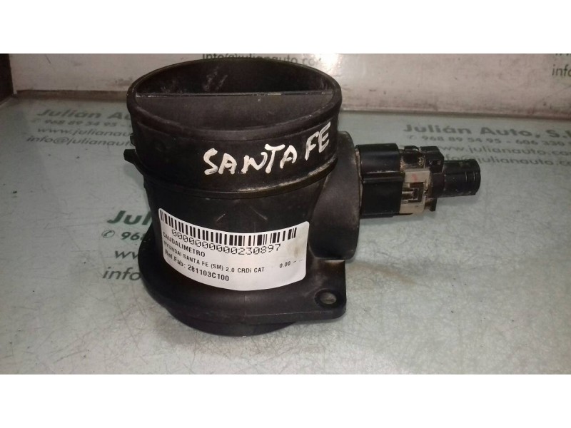 Recambio de caudalimetro para hyundai santa fe (sm) 2.0 crdi cat referencia OEM IAM 281103C100  