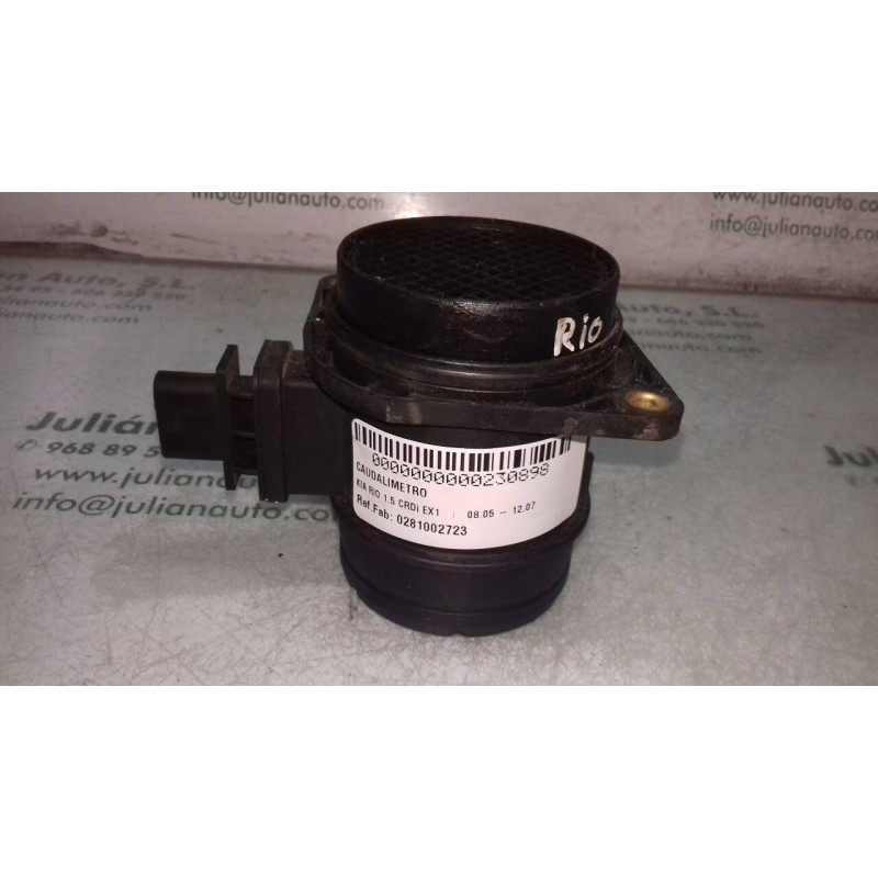 Recambio de caudalimetro para kia rio 1.5 crdi ex1 referencia OEM IAM 0281002723 281642A401 5 PINES