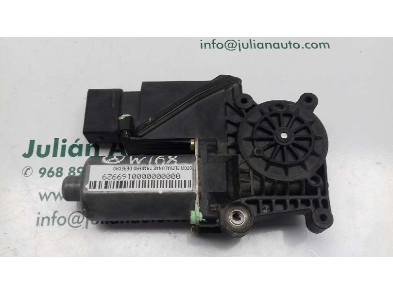 Recambio de motor elevalunas trasero derecho para mercedes-benz clase a (w168) referencia OEM IAM 0130821698 101154301 05073111