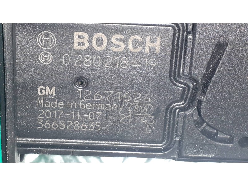 Recambio de caudalimetro para opel mokka x design line start/stop referencia OEM IAM 12671624 366828635 97085056