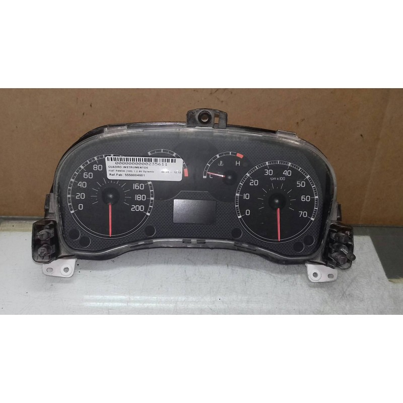 Recambio de cuadro instrumentos para fiat panda (169) 1.2 8v dynamic referencia OEM IAM 5550004601 51711237590271 503000480700