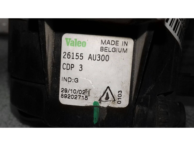 Recambio de faro antiniebla izquierdo para nissan primera berlina (p12) acenta referencia OEM IAM 26155AU300 VALEO 2 PINES