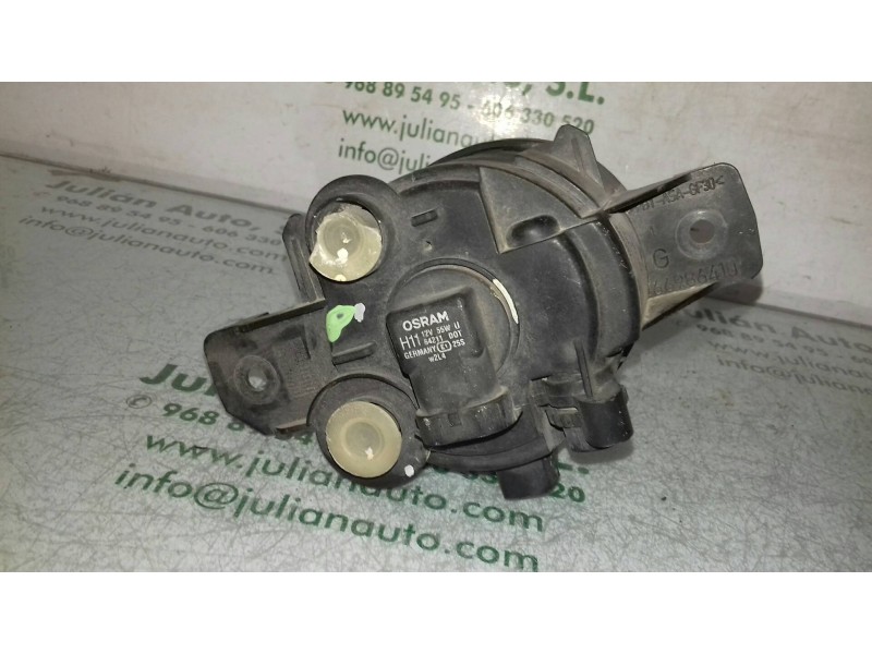 Recambio de faro antiniebla izquierdo para nissan micra (k12e) acenta referencia OEM IAM 8200002469 VALEO 2 PINES