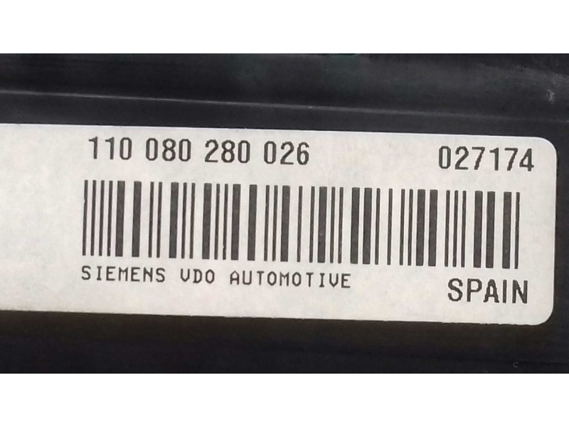 Recambio de cuadro instrumentos para seat leon (1p1) reference referencia OEM IAM 1P0920823F 110080280026 SIEMENS VDO
