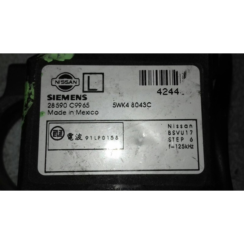 Recambio de conmutador de arranque para nissan almera (n16/e) comfort referencia OEM IAM 8145 28590C9965 VALEO