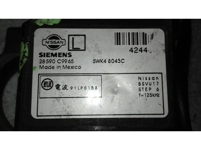Recambio de conmutador de arranque para nissan almera (n16/e) comfort referencia OEM IAM 8145 28590C9965 VALEO