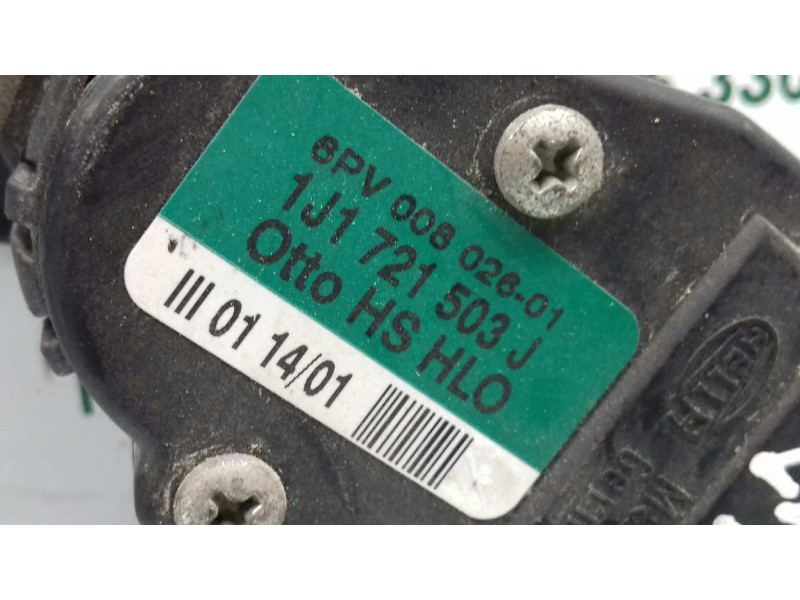 Recambio de potenciometro pedal para seat leon (1m1) signo referencia OEM IAM 1J1721503J 6PV00802601 HELLA