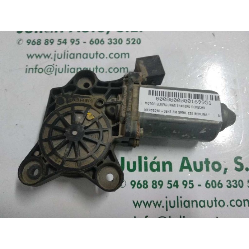 Recambio de motor elevalunas trasero derecho para mercedes-benz clase s (w220) berlina referencia OEM IAM 119654104 7743003007 