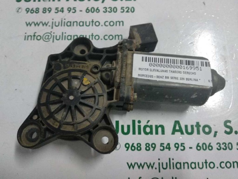 Recambio de motor elevalunas trasero derecho para mercedes-benz clase s (w220) berlina referencia OEM IAM 119654104 7743003007 