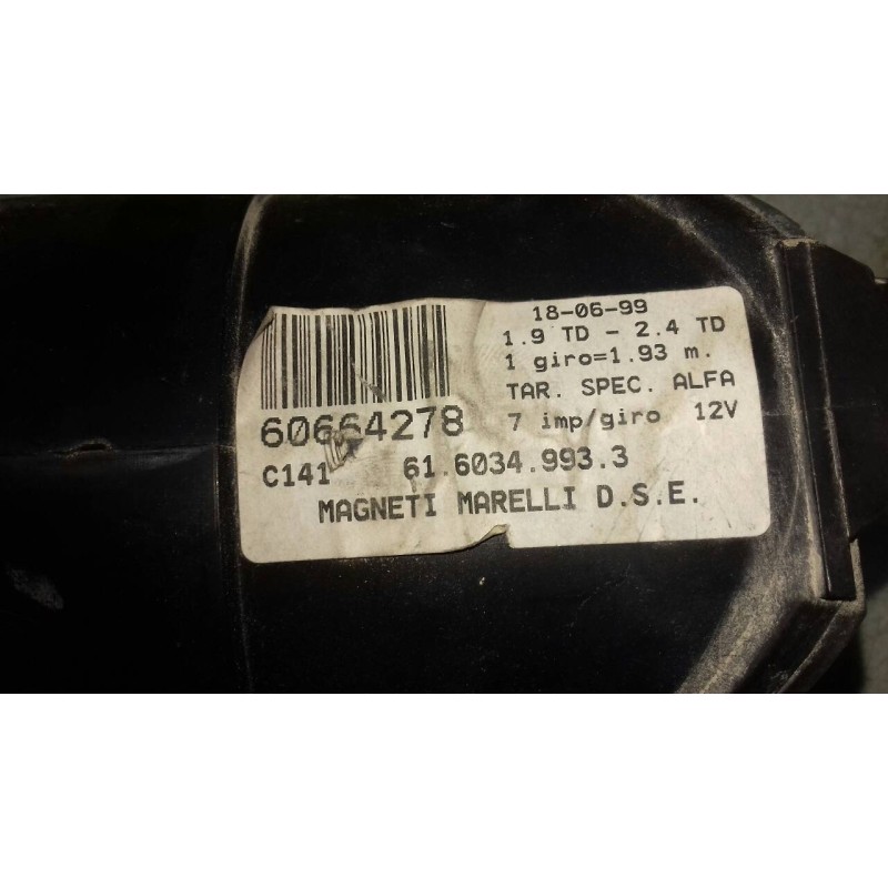 Recambio de cuadro instrumentos para alfa romeo 156 (116) 1.9 jtd progression referencia OEM IAM 6850840010A 6160340010A 6160340