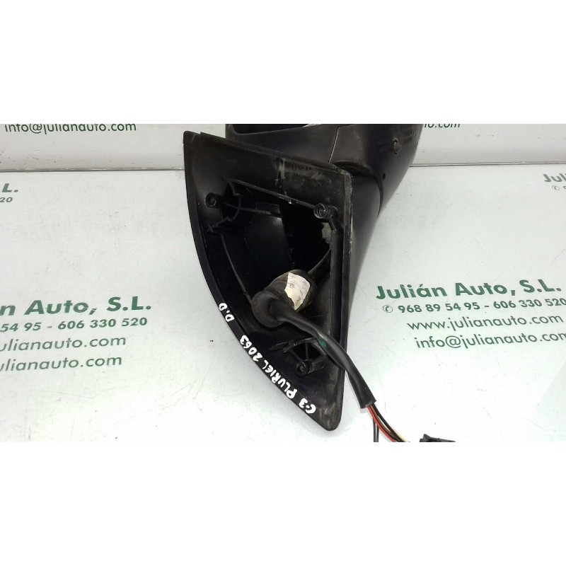 Recambio de retrovisor derecho para citroen c3 pluriel 1.4 hdi referencia OEM IAM 0103024 012026 ELECTRICO