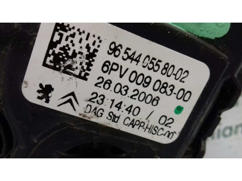 Recambio de potenciometro pedal para citroen c3 1.4 hdi audace referencia OEM IAM 965440558002 6PV00908300 