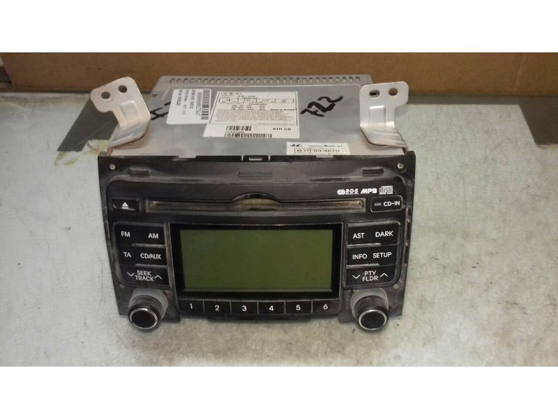 Recambio de sistema audio / radio cd para hyundai i30 classic referencia OEM IAM 961602L200 034070 61012645