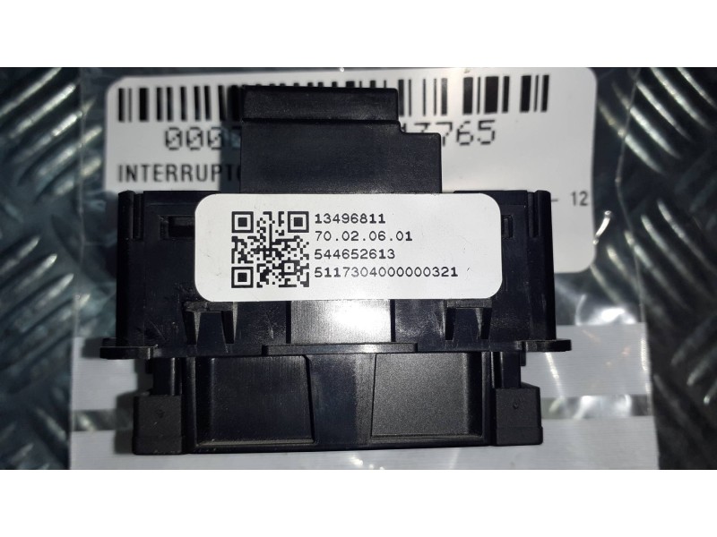 Recambio de interruptor para opel mokka x design line start/stop referencia OEM IAM 13496811  544652613
