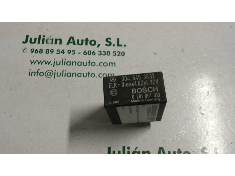Recambio de rele para mercedes-benz clase e (w124) berlina 3.0 diesel referencia OEM IAM 0045453632 0281001013 