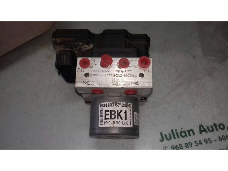 Recambio de abs para hyundai i20 basis referencia OEM IAM 1J58920800 589101J270 EBK1