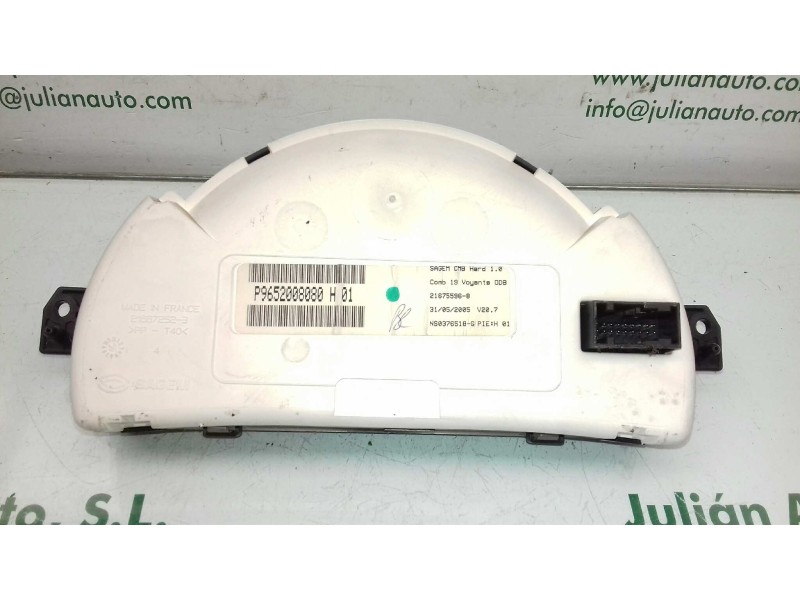 Recambio de cuadro instrumentos para citroen c3 pluriel 1.4 hdi referencia OEM IAM 9652008080 216755968 NS0376518G