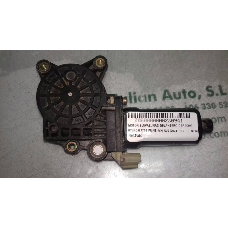 Recambio de motor elevalunas delantero derecho para hyundai atos prime (mx) gls (2003) referencia OEM IAM   2 PINES
