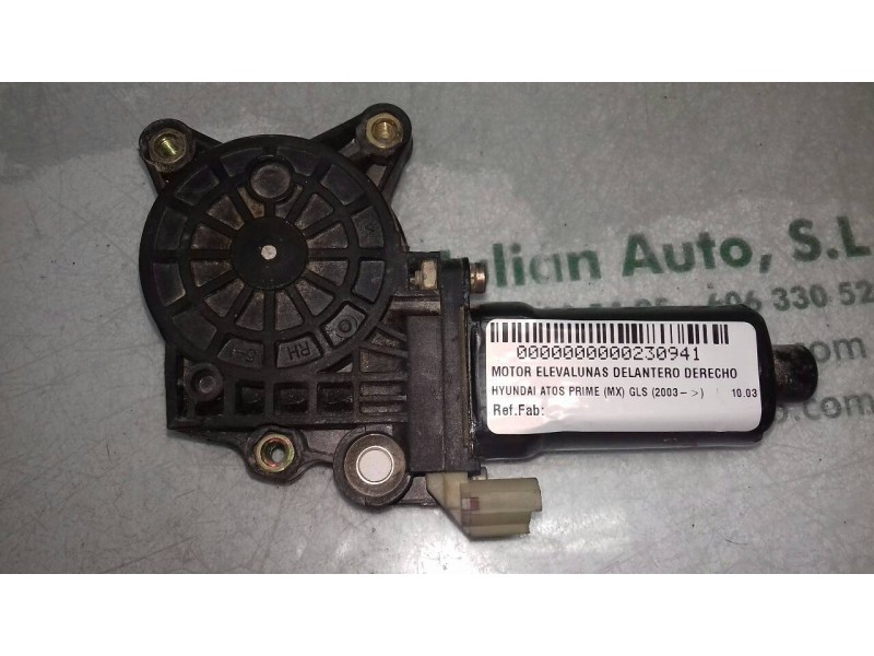 Recambio de motor elevalunas delantero derecho para hyundai atos prime (mx) gls (2003) referencia OEM IAM   2 PINES