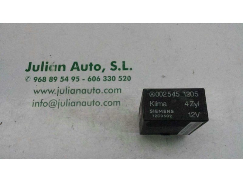 Recambio de rele para mercedes-benz clase c (w201) berlina referencia OEM IAM 0025451205 72CD502 KLIMA