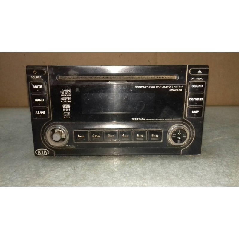 Recambio de sistema audio / radio cd para kia magentis active referencia OEM IAM 10R023312 604HZWF000017 