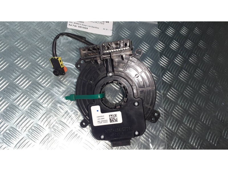 Recambio de anillo airbag para opel mokka x design line start/stop referencia OEM IAM 94518424 13513905 C68456XA