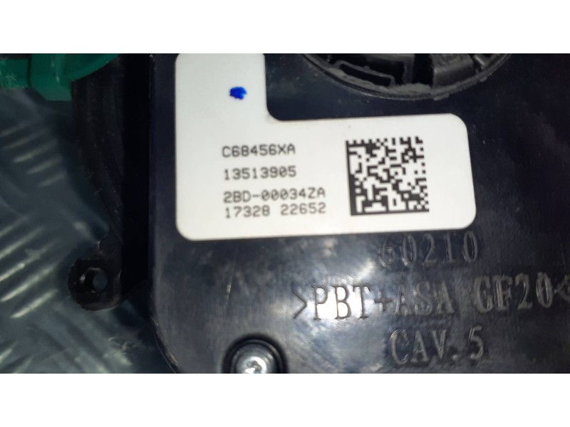 Recambio de anillo airbag para opel mokka x design line start/stop referencia OEM IAM 94518424 13513905 C68456XA