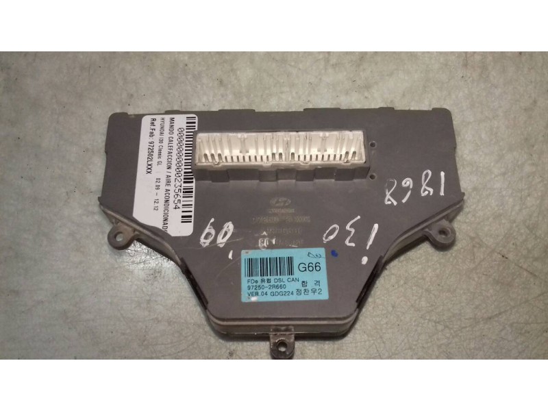 Recambio de mando calefaccion / aire acondicionado para hyundai i30 classic gl referencia OEM IAM 972502LXXX 972502R660 