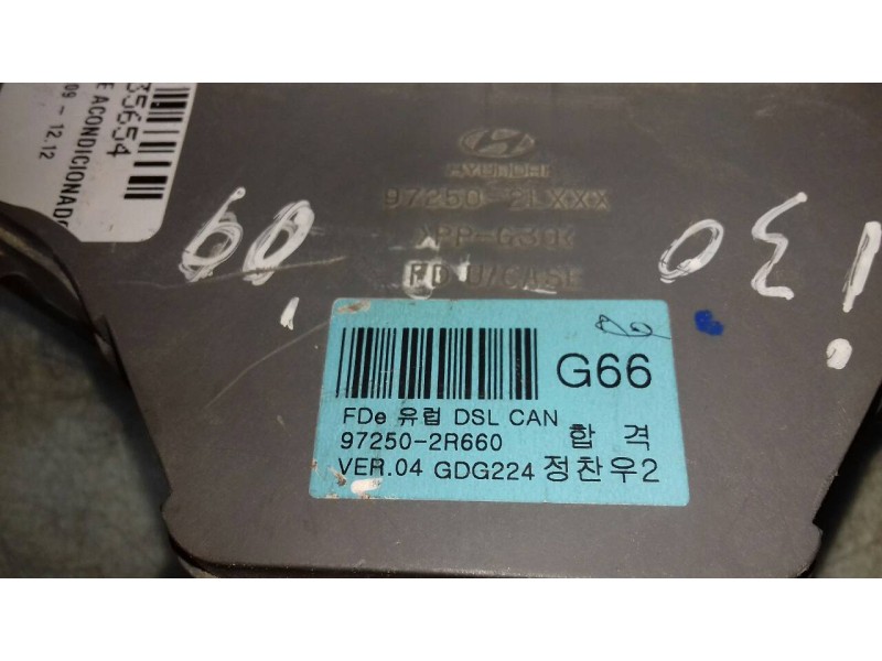 Recambio de mando calefaccion / aire acondicionado para hyundai i30 classic gl referencia OEM IAM 972502LXXX 972502R660 