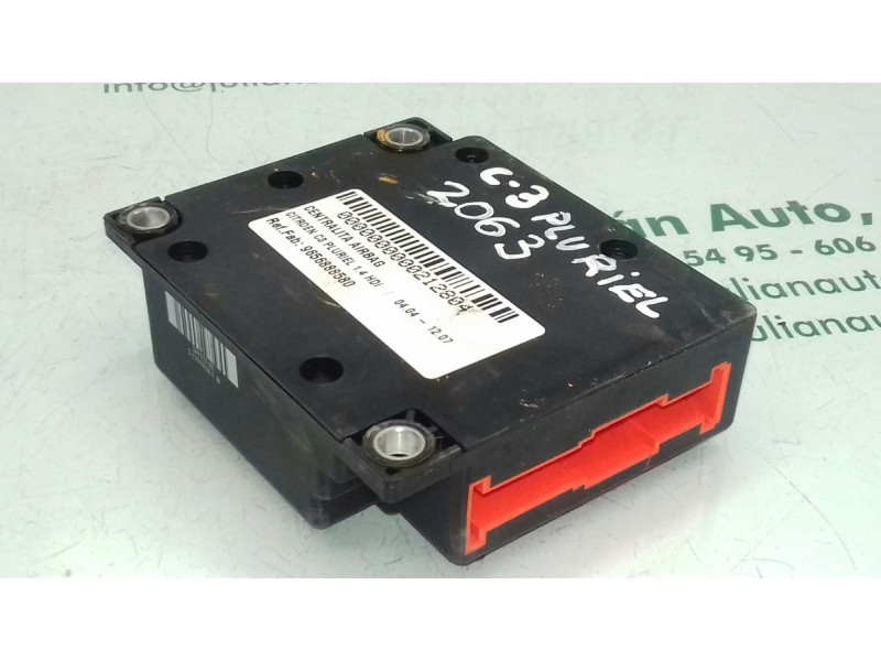 Recambio de centralita airbag para citroen c3 pluriel 1.4 hdi referencia OEM IAM 9656888580  TEMIC