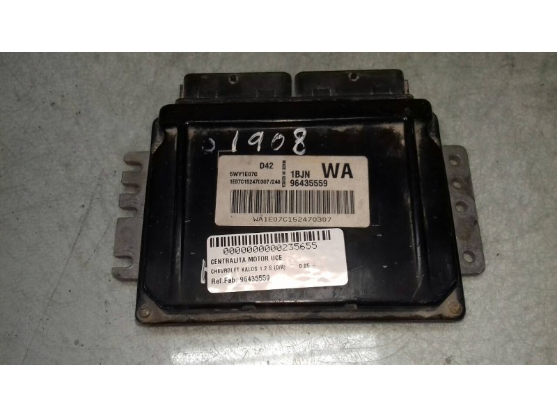 Recambio de centralita motor uce para chevrolet kalos 1.2 s (d/a) referencia OEM IAM 96435559 5WY1E07C 