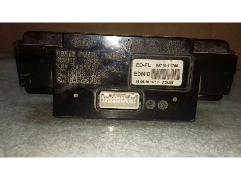 Recambio de pantalla multifuncion para kia cee´d active referencia OEM IAM 957101H700  