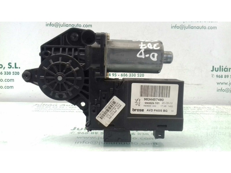 Recambio de motor elevalunas delantero derecho para peugeot 307 (s1) xs referencia OEM IAM 963445780 990829101 0130821766