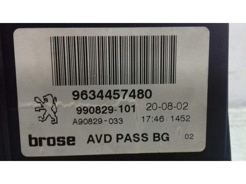 Recambio de motor elevalunas delantero derecho para peugeot 307 (s1) xs referencia OEM IAM 963445780 990829101 0130821766
