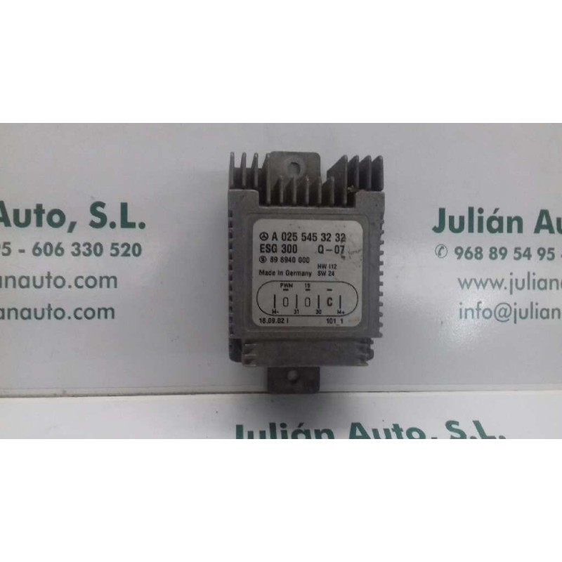 Recambio de modulo electronico para mercedes-benz clase a (w168) 170 cdi (168.009) referencia OEM IAM A0255453232 898940000 