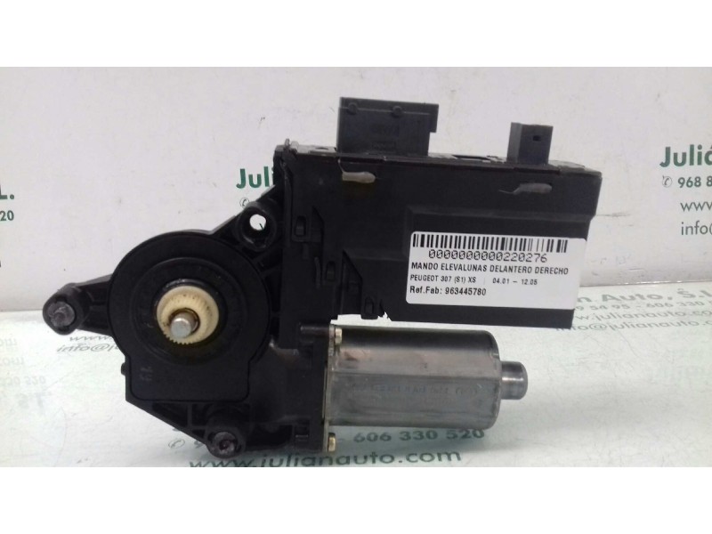 Recambio de motor elevalunas delantero derecho para peugeot 307 (s1) xs referencia OEM IAM 963445780 990829101 0130821766