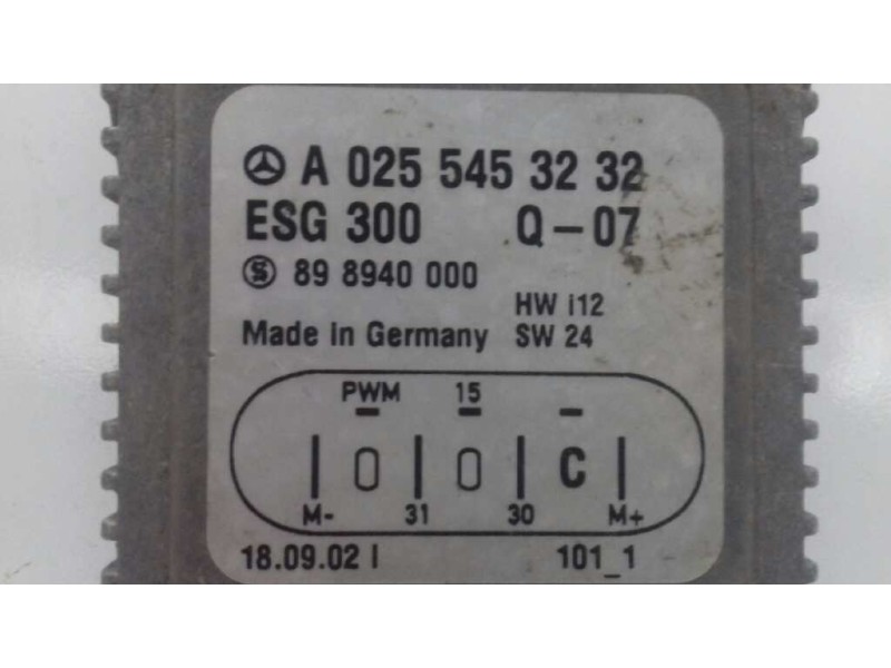 Recambio de modulo electronico para mercedes-benz clase a (w168) 170 cdi (168.009) referencia OEM IAM A0255453232 898940000 
