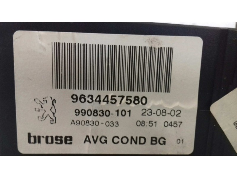 Recambio de motor elevalunas delantero izquierdo para peugeot 307 (s1) xs referencia OEM IAM 9634457580 990830101 0130821767