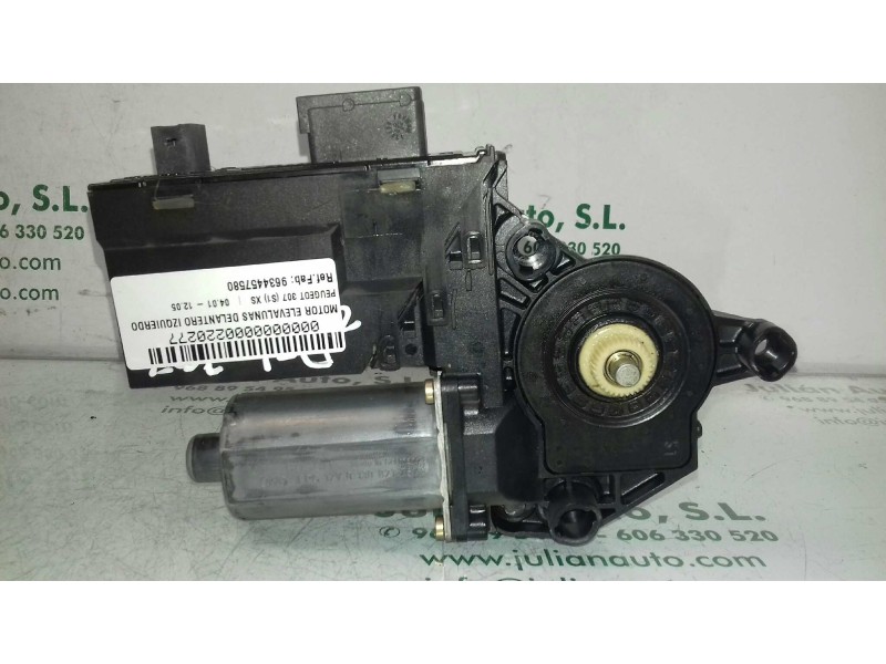 Recambio de motor elevalunas delantero izquierdo para peugeot 307 (s1) xs referencia OEM IAM 9634457580 990830101 0130821767