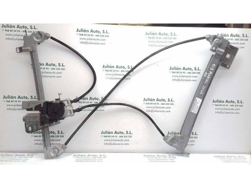 Recambio de elevalunas delantero derecho para citroen c3 pluriel 1.4 hdi referencia OEM IAM D9643369380 400620H ELECTRICO