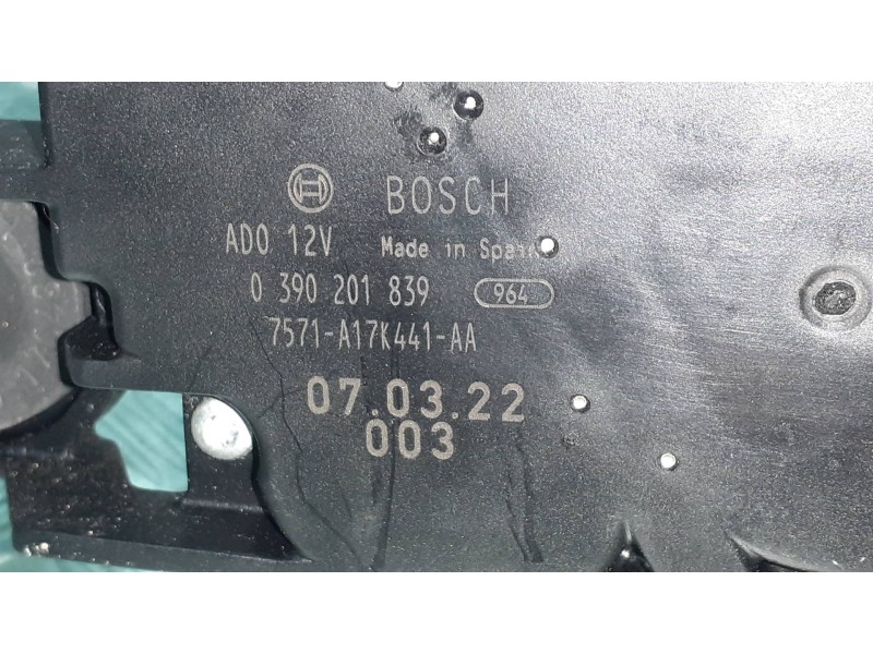 Recambio de motor limpia trasero para ford mondeo ber. (ca2) ghia referencia OEM IAM 7571A17K441AA 0390201839 BOSCH