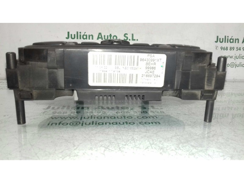 Recambio de mando climatizador para peugeot 307 (s1) xs referencia OEM IAM 96430991XT 99986 216697294