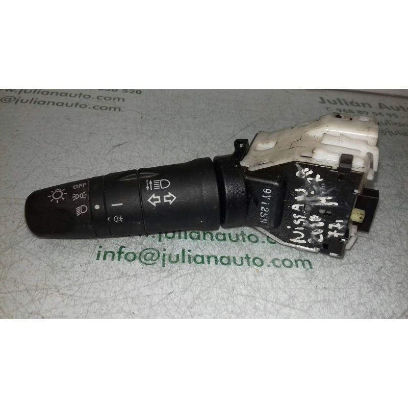 Recambio de mando luces para nissan micra (k12e) line up referencia OEM IAM 9Y12SN  