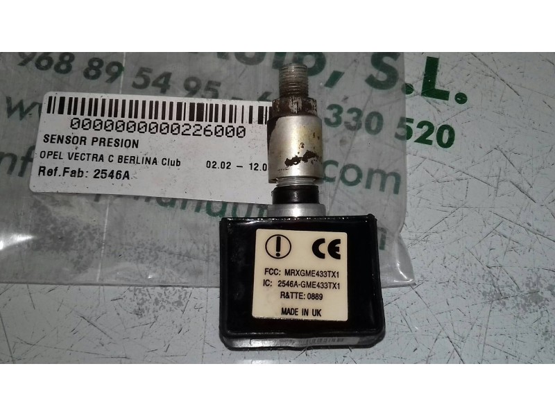 Recambio de sensor presion para opel vectra c berlina club referencia OEM IAM 2546A 2546AGME433TX1 MRXGME433TX1 Recambio de sensor presion para opel vectra c berlina club referencia OEM IAM 2546A 2546AGME433TX1 MRXGME433TX1